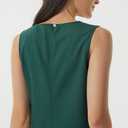 AFITNE Women's Summer 2 Piece Outfits Linen Sleeveless Tank Crop Top Wide Leg Pants Lounge Matching Sets (Blue, XXL)