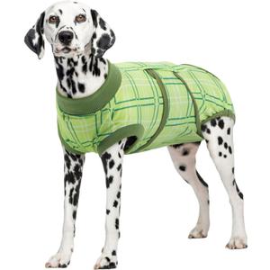 Kuoser Dog Recovery Suit for Female Male Dogs, Post-Surgery Bodysuit for Spay Neuter, Dog Onesie After Surgery, Anti-Licking Pet Surgical Recovery Suit, Green XXL (XXL (Back:24.8-29.5'', Weight:70+ LB))