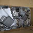 Corner Shower Caddy Tension Pole: 4tier Adjustable Rustproof Bathroom Organizer Shelves - Bathtub Shampoo Rack 43.5-120 inch (Black)