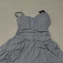 Womens Ribbed Swimdress One Piece Swimsuit Tummy Control Swim Dresses Skirt Bathing Suit Small