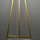 Gold Easel Stand for Sign, Heavy Duty Easel, 4-Tier Adjustable Art Easel for Painting, Wedding Sign1pc