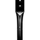 Parking Sign Post 49" Heavy Duty Cast Iron Parking Signs Stand, Movable Sign Stand for Hanging Signs, Black, 20lbs