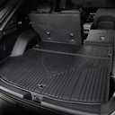 JOULARISE Cargo Mat with Backrest Mat for 2024-2026 Chevy Equinox EV, All Weather TPE Cargo Liner Trunk Right Storage Car Mat Accessories for Chevrolet Equinox EV LT1 LT2 RS