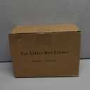 160 Count Cat Litter Box Liners Compatible with Litter Robot 3 & 4, Cat Litter Liners for Automatic Litter Box, 10-12 Gallon Heavy Duty Waste Bags with Drawstrings, 25.19" x 15.7"