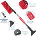 24" Snow Brush and Ice Scraper for Car Windshield, a Detachable and Portable Snow Scraper for Car with Ergonomic Anti-Slip Grip for Cars, SUVs
