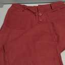 Famulily Womens Dress Pants High Waist Wide Leg Pants Button Down Dressy Work Capri Pants with Pockets Wine L