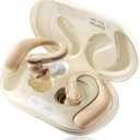 Hearing Aids, Hearing Aids for Seniors with Automatic Noise Cancelling for the Hearing Loss, Rechargeable Bluetooth Hearing Amplifiers with APP Volume Control, Premium Comfort Design and Wear Beige