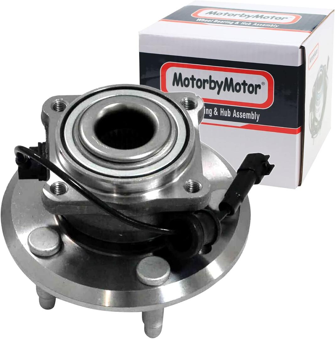 MotorbyMotor 512440 Rear Wheel Bearing and Hub Assembly with 5 Lugs Replacement for 2010-2017 Chevy Equinox, 2010-2017 GMC Terrain Low-Runout OE Directly Replacement Wheel Hub Assemly w/ABS