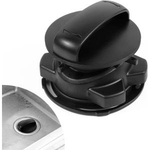 Garbage Disposal Stopper, 75257 Garbage Disposal Magnetic Stopper for ISE Cover Control Disposer, ABS Black Kitchen Aid Disposal Stopper