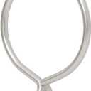 Ivilon Drapery Eyelet Curtain Rings - 2.3" Ring for Curtain Hook Pins, Set of 14 - Satin Nickel