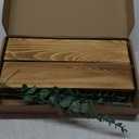 Artificial Eucalyptus with LED Lights Wall Planters Rustic Wall Decor with Lights Wall Sconces Fake Vines for Room Decor Home Bedroom Living Room Bathroom Hanging Vase for Dried Flowers Faux Plants