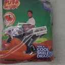 Spooktacular Creations Halloween Dragon Skeleton Inflatable Costume Kids, LED Light Eyes Skeleton Dinosaur Blow Up Costumes, Ride On Deluxe Set for Halloween Parties(Up to 4ft7'')