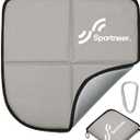 Sportneer Sitting Pad, Lightweight Waterproof Folding Seat Pad for Backpacking, 15.75'' x 15.75'' Portable Camping Seat Mat for Hiking, Picnics & Outdoor Use (Grey)