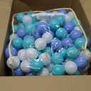 MoonxHome Ball Pit Balls for Toddlers, BPA Free Crush Proof Plastic Toy Balls for Ball Pit, Children's Pool Water Toys, Macaron Ocean Balls for Play Tent 2.15 Inch Pack of 100 200 500 800 1000