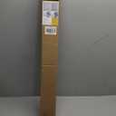 UNISHADES no Drill Cordless Roman Shades for Windows, 28" W × 64" H - Light Filtering - Linen - Beige
