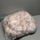 Little Grape Land Nursing Pillow, Breastfeeding Pillow with Removable Cover with Breathable Filling, Feeding Support Pillow for 0-16 Months, Multifunctional Support Cushion for Travel, Rose Floral (Original Model)