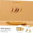 Beaupretty Rotary Candle Holder Fairy Rotating Candle Holder Flying Angels Tea Lights with Tray Candlestick Ornament for Wedding Party Christmas Festival Home Decor