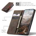 Cracedily for Xiaomi 14T Case, Flip Wallet Leather Case with Card Holder Magnetic Closure Shockproof Kickstand Protective Phone Cases Cover for Xiaomi mi 14T, Coffee