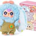 Baby Three Rabbit Macaron Cute Bunny V2 Plush Blind Box 1PC(1 of 15 Possible Styles) Cute Figures Collectible Toys Birthday Gifts