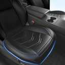 2 Packs Leather Car Front Seat Cover Fit for Tesla Model Y & Model 3