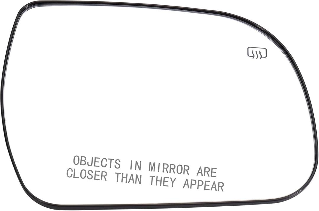 Passenger Side Mirror Replacement for Toyota Sienna (US Version) 2011-2020 Right Side Mirror Glass Replacement (Without BSD)