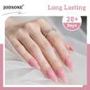 5 x JODSONE 16.5ml Gel Nail Polish Dark Pink Gel Polish Soak Off Led Gel Polish Nail Art Manicure Salon DIY at Home