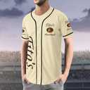 Baseball Jerseys Shirts for Men Women Whiskey Shirts Baseball Jersey (Beige, L)