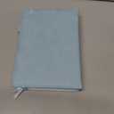 Hoci Poci Lined Journal Notebook, 400 Pages Thick Journal for Writing, A5 Hardcover Leather Notebook with 100Gsm College Ruled Paper for Women Men Work Note taking, 5.8" x 8.4", Light Blue