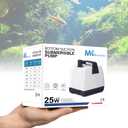 2 x Aquarium Water Pump for Fish Tank Water Change, Small Submersible Aquarium Pump 25W Mini Water Pump for Aquariums, Quiet Fish Tank Pump Drain & Sump by MCDrumfilter
