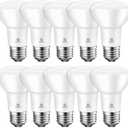 Energetic BR20 LED Bulb R20 Dimmable 2700K Soft White 45W Equivalent to 6.5W, Recessed Can Light Bulbs, Kitchen Ceiling Lights, E26 500 Lumen LED Flood Light Bulbs, Indoor UL Listed (Pack of 10)