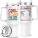 40oz Cool Teacher Tumbler with Handle, Teacher Gifts for Appreciation, Back to School, Birthday, Retirement, Thank You