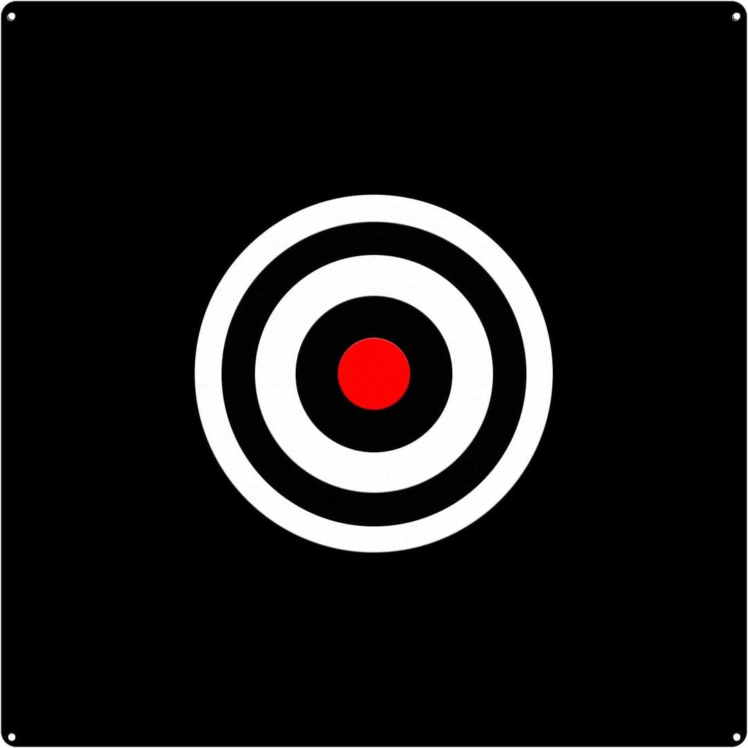 Golf Target Cloth 5' x 5' Golf Hitting Cloth Training Aids Practice Backstop Target for Driving Range Indoor Outdoor (58" x 59", Black)