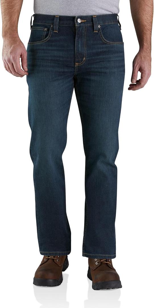 Carhartt Men's Rugged Flex Relaxed Fit 5-Pocket Jean (36W x 36L, Clearwater)