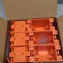 [6 Pack] CLOUDY BAY Single Gang Electrical Outlet Box,14 Cubic Inch Junction Box,Old Work Box,UL Listed