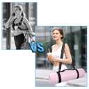 WOMACO Yoga Mat Strap, Adjustable Yoga Mat Carrier with Shoulder Strap & Handle for Women, Men, Portable Picnic Camping Blanket Straps (Black, 1 Pack)