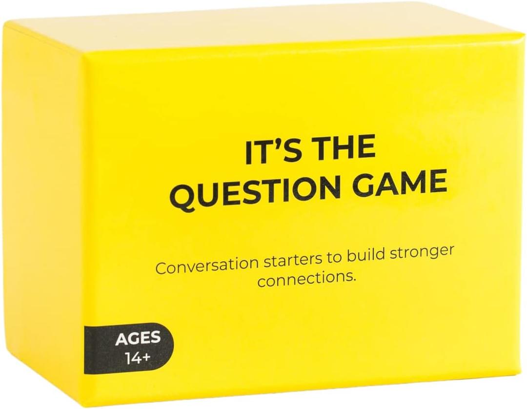 It's The Question Game - 150 Conversation Starters/Questions to Create Stronger Connections for Friends, Family, Couples, and Strangers