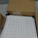 INCLY 70PCS Metal Peg Board Kit with 1/4" Pegboard Accessories, 4 Pack White Pegboard Panels, Bins, Cups and Peg Board Hooks, Paper Towel Holder, Pegboard Wall Organizer for Craft Room, Office, Sewing