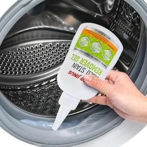 ECO JINUS Mold Stain Remover Gel Cleaner Heavy Duty Stain Cleaner for Front Loader Washing Machine Seal, Bathroom Grout, Shower, Caulk - Front Load Washer Cleaning Solution - 7 Fl Oz, 2 Pack