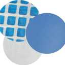 All-in-One Repair Kit for Above-Ground Pools | Fast, Underwater-Capable Peel-and-Stick OR Adhesive Glue-Down Vinyl Patches & for Easy Set and Frame Pools 6 Inch Peel and Stick