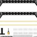 2pcs Floating Shelf Hardware Heavy Duty Hidden Shelf Brackets Support,Wall Mounting Invisible Floating Shelves Bracket with Jig (16" x 8" x 1.5" with Tools)