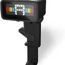 D'Addario Micro Rechargeable Viola Tuner - Viola Accessories - Viola Clip On Tuner - Digital Viola Tuner - Padded Mount, Non Marring - Full Color LCD Display - Accurate & Easy to Use