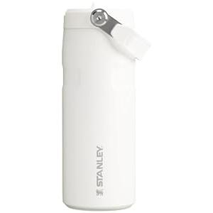 STANLEY IceFlow Flip Straw 2.0 Water Bottle 16 OZ | Built-In Straw with Larger Opening | Lightweight & Leak-Resistant | Insulated Stainless Steel | BPA-Free | Frost