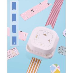 Hole Puncher and Corner Cutter, 4 in 1 with One Oval & Fish Eye Hole, Dovetail & Bevelled Angle Paper Hole Punch for Kids Paper Crafts, Scrapbooking, Card Making, Cardstock, Photo Corners