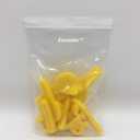 Tire Changer Plastic Insert, Tire Machine Guard, Wheel Rim Edge Protector for Mount Duck Head, Nylon Tyre Demount Fitting Head Part, 6 Front (Upper) + 6 Rear (Lower) Insert Kit/Pack, 1 Pack, 09YCL