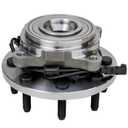 Detroit Axle - 4WD Front Wheel Bearing Hub for 2012 2013 Ram 2500 3500 [8-Lug] Driver or Passenger Side Wheel Hub Bearing Assembly Replacement