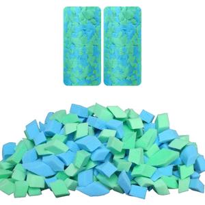 Bean Bag Filler, 10 Pounds Comfortable and Soft Shredded Memory Foam Filling Without Gel, Premium Random Colors BeanBag Stuffing for Various Pillows/Punching Bag/Couch Cushions/Pouf/Dog Bed