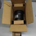 Hon&Guan 4 Inch Inline Duct Fan with Upgrade Controller - 130 CFM Airflow with 6W Ultra-Low Power and Low Noise