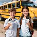 Alphabet Dinosaur Water Bottle for Boys, 16oz Kids Stainless Steel Insulated Water Bottle with Straw Lid, Dinosaur Dino Cup Tumbler Gifts for School