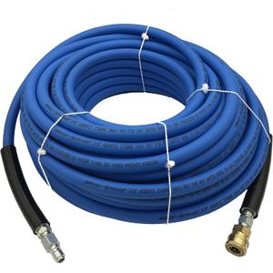 PROPULSE, UBERFLEX 4,000 PSI Blue Flexible & Light Weight Hose w/QC Couplers (100 Feet)