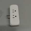 USB Outlet Extender Surge Protector - with Rotating Plug, 6 AC Multi Plug and 4 USB Ports(2 USB C),15A 1875W, 3-Sided Swivel Power Strip Spaced Splitter for Home, Office, Travel